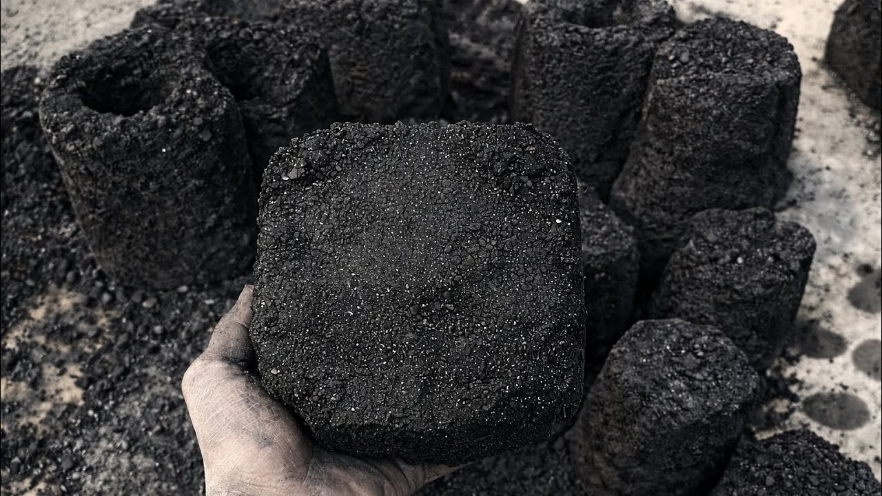 Gritty Charcoal Dry Floor Crumbling | Satisfying ASMR Texture Breakdown