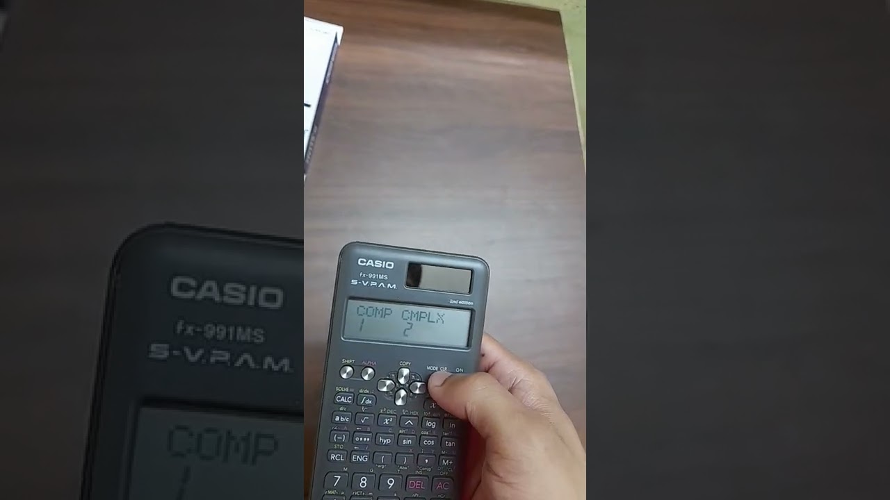 How to change mode in scientific calculator