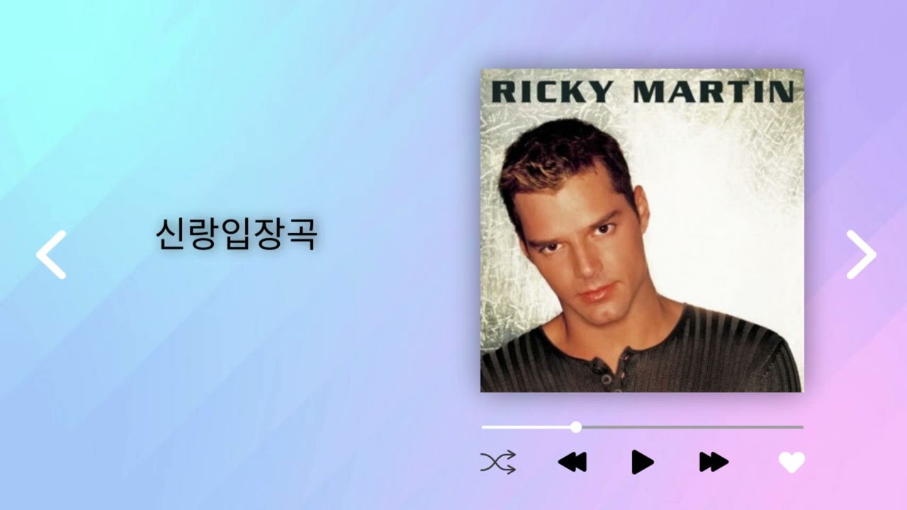 [신랑입장곡] Ricky Martin-Livin’ La Vida Loca (인트로+후렴반복)
