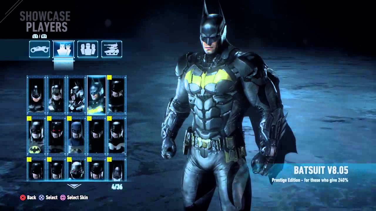 BATMAN™: ARKHAM KNIGHT all skin from season pass