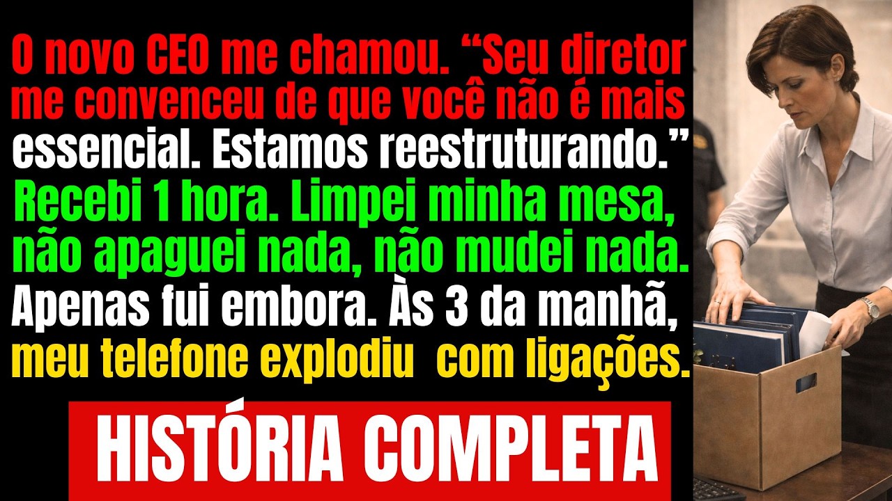 Meu diretor convenceu o novo CEO de que eu estava obsoleto — e então os servidores caíram.