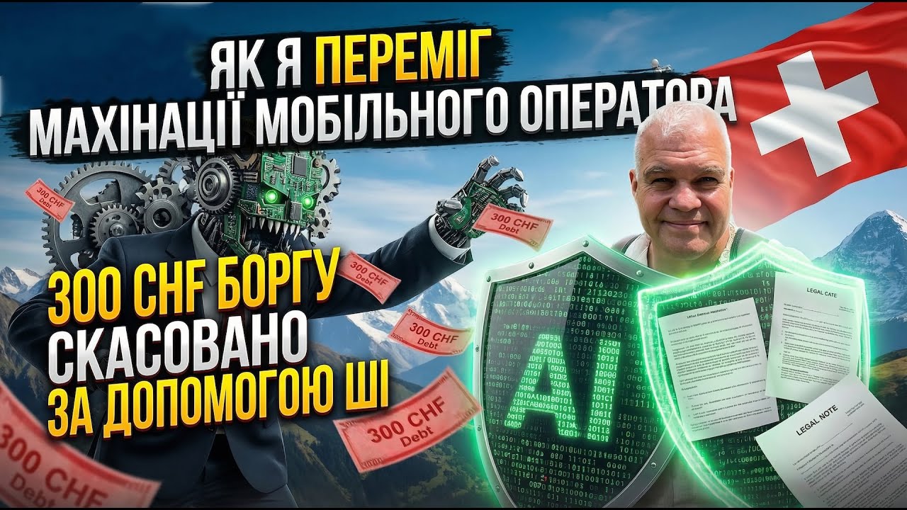 Швейцарія не відпускає: Як я боровся з шахрайством мобільного оператора на 300 франків|Епізод 19