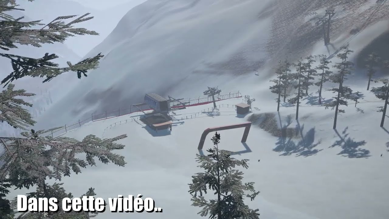 Construction d'un télésiège Poma / Jeux: Winter resort simulator 2