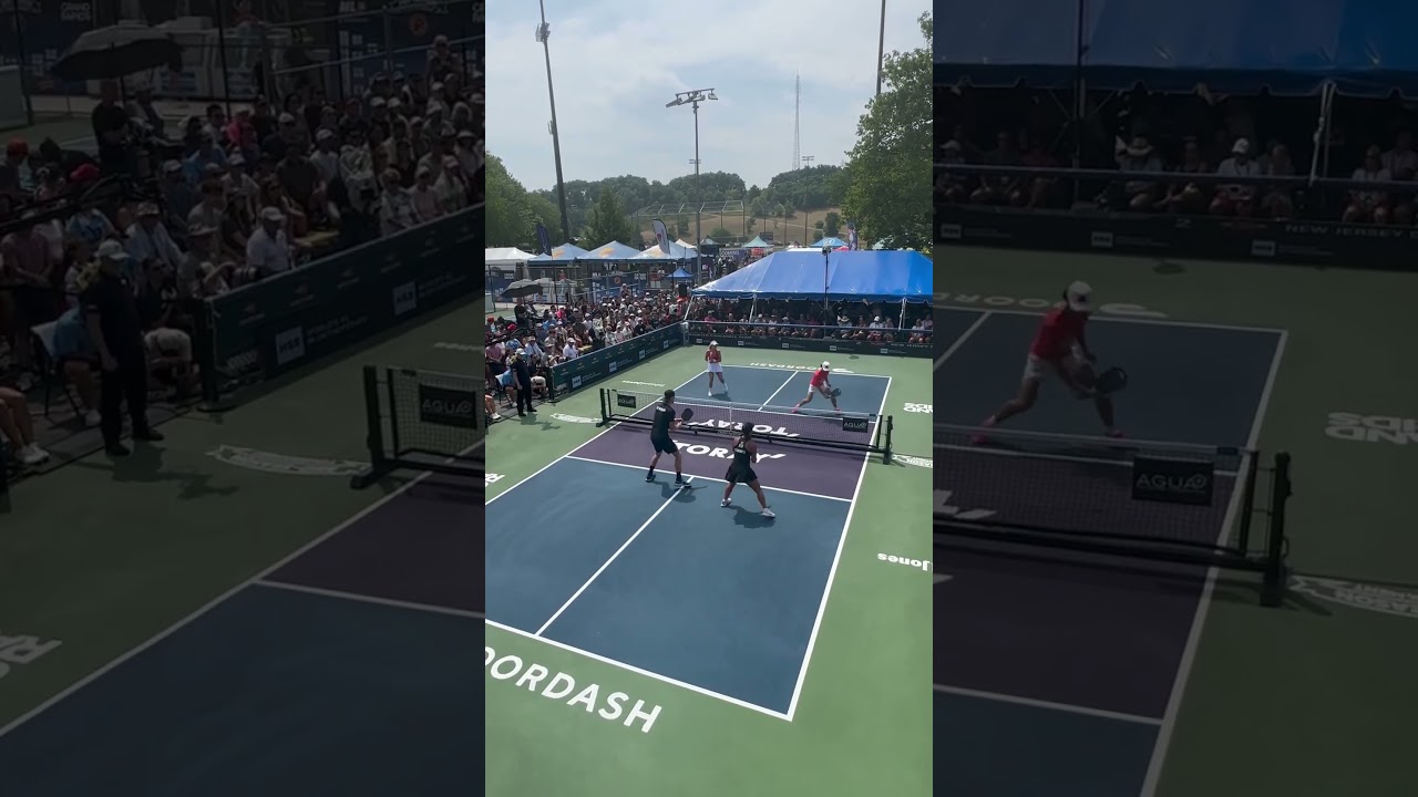 Sneaky ATP from Riley Newman! #pickleball #highlights