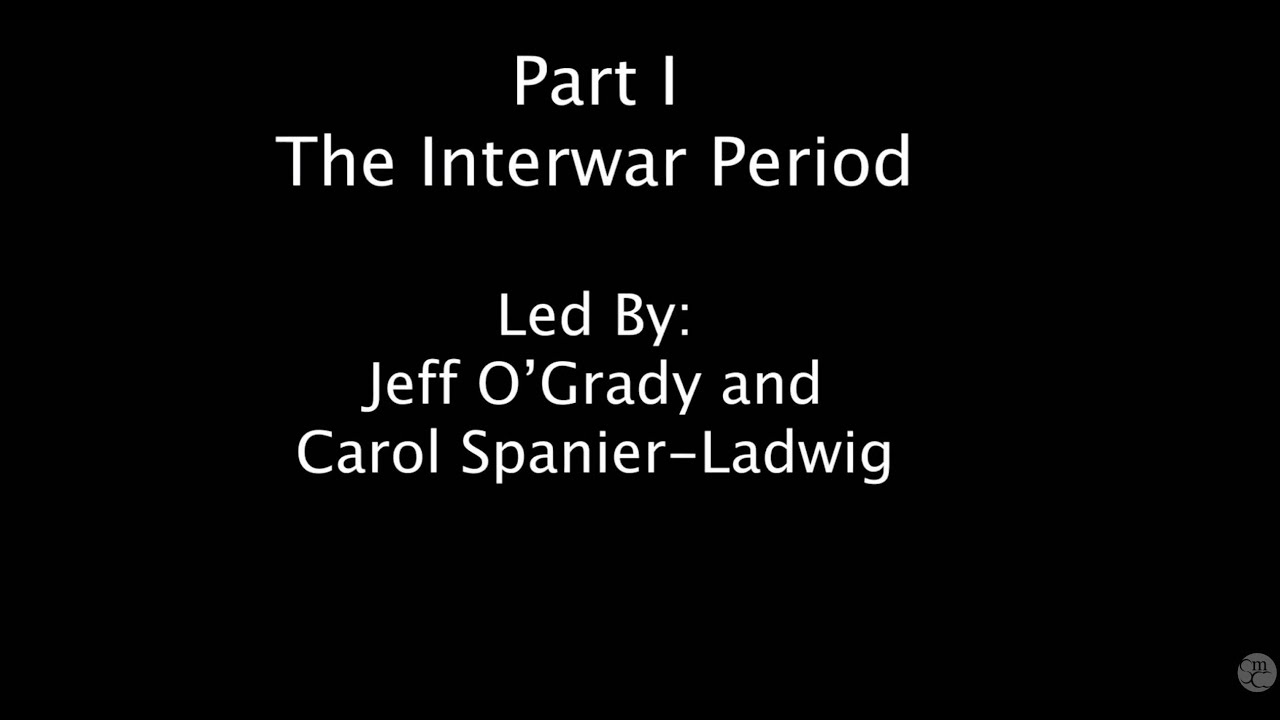 Lest We Forget! Part 1 - The Interwar Period