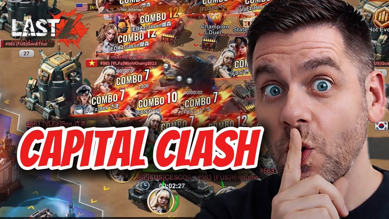 PVP Clashes in Capital Clash 🔥 s562 vs s563 in Last Z: Survival Shooter