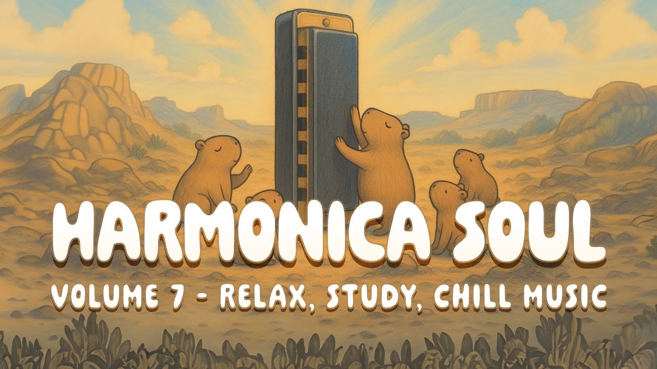 Harmonica Soul Study Music Vol.7 – CapyFi 🪵🌅 [1 Hour]