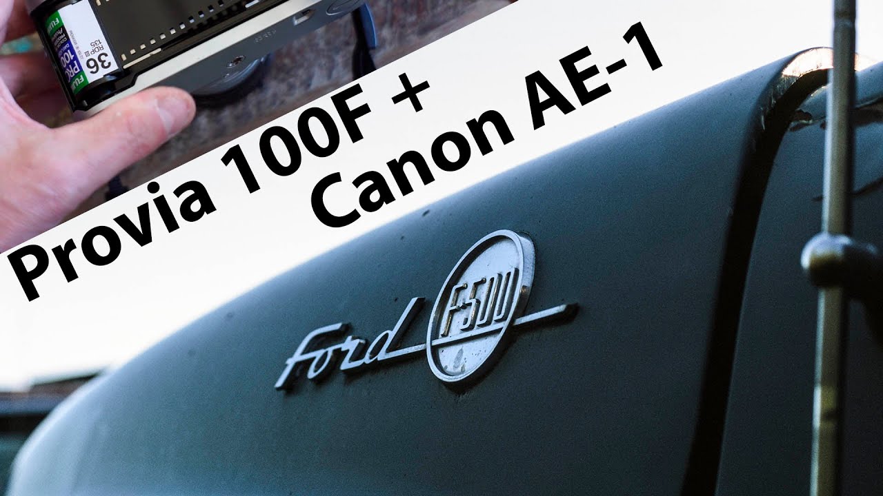 Canon AE-1, Provia 100F Slide Film, Old Rusty Cars & Trucks, Mountains, Canada Landscape Photography
