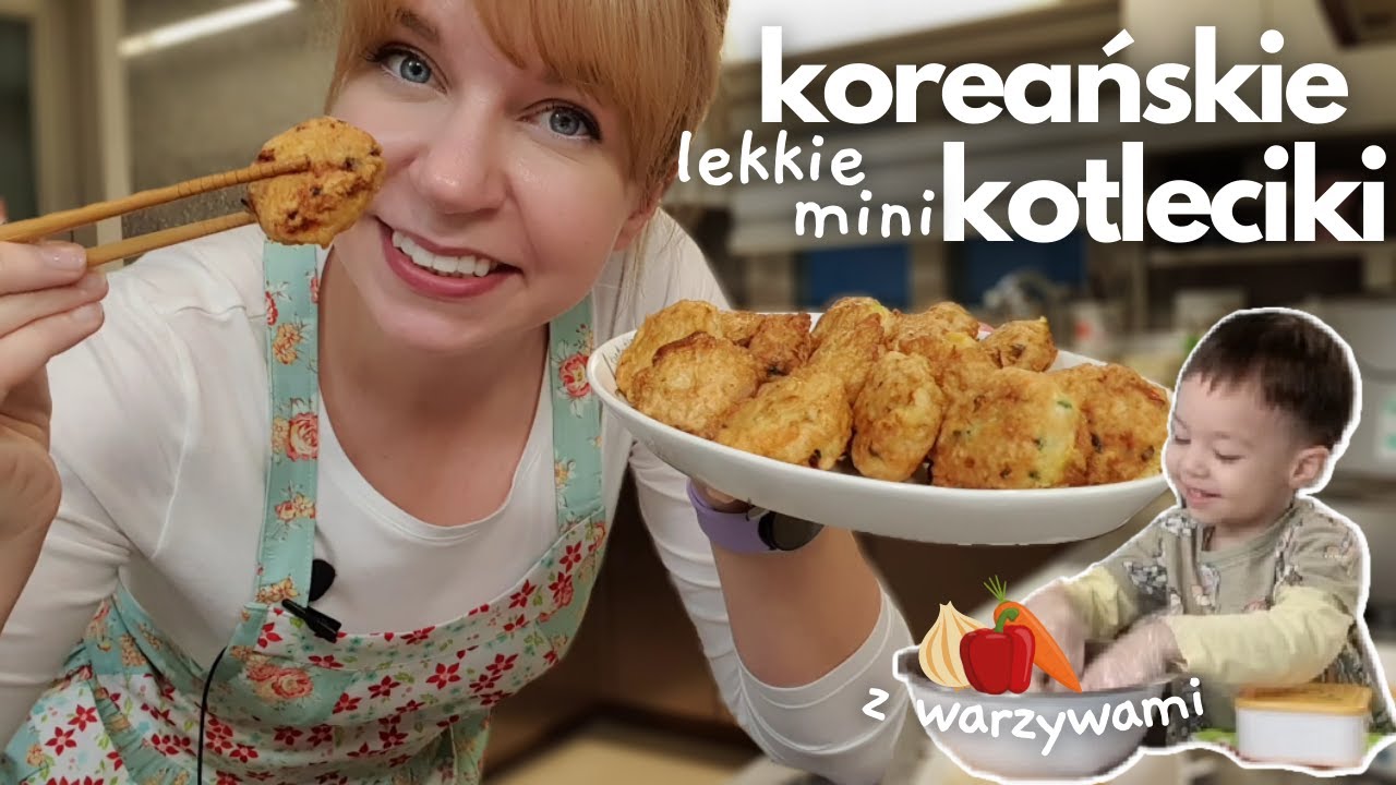 Mini kotleciki z warzywami - koreański przepis na danie, które kochają dzieci
