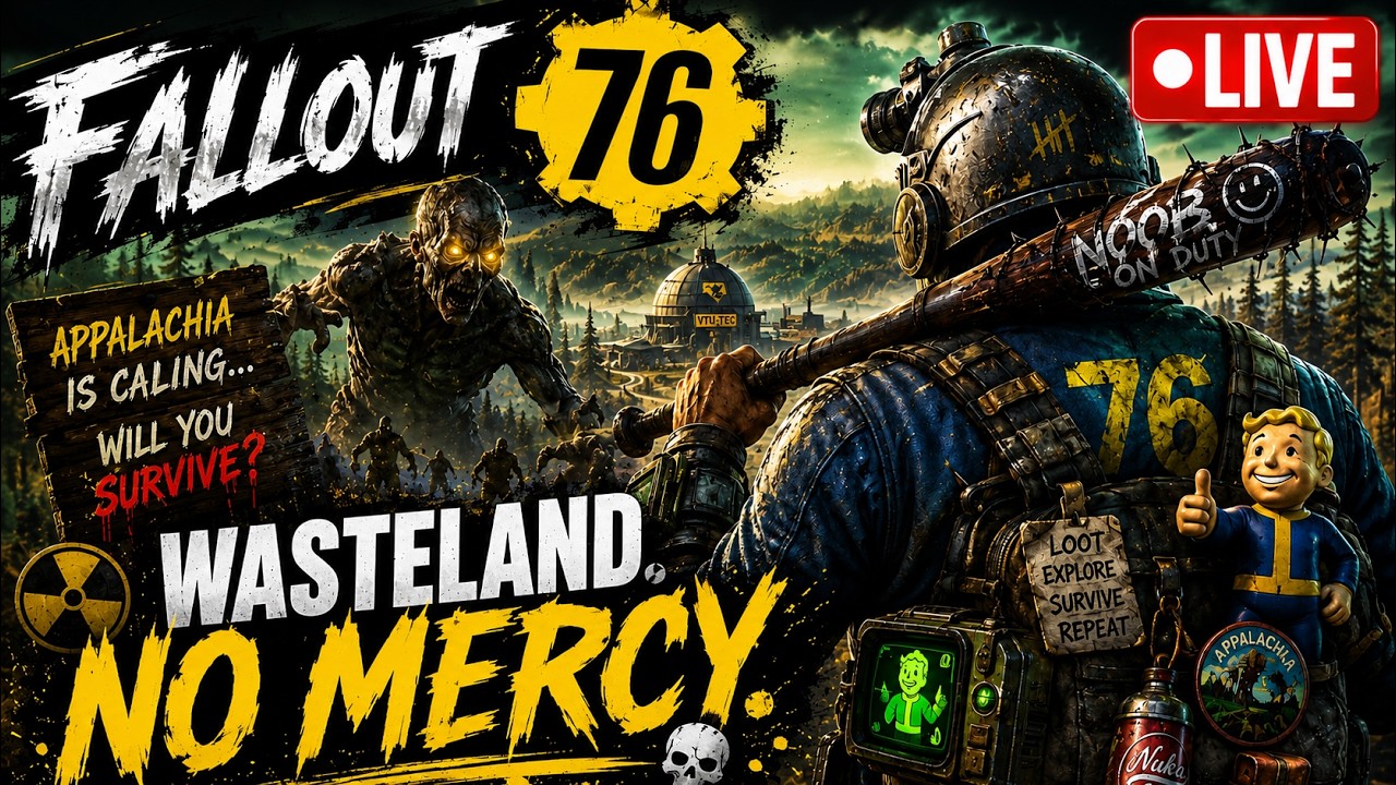 🔴 LIVE | Exploring the Wasteland in Fallout 76!