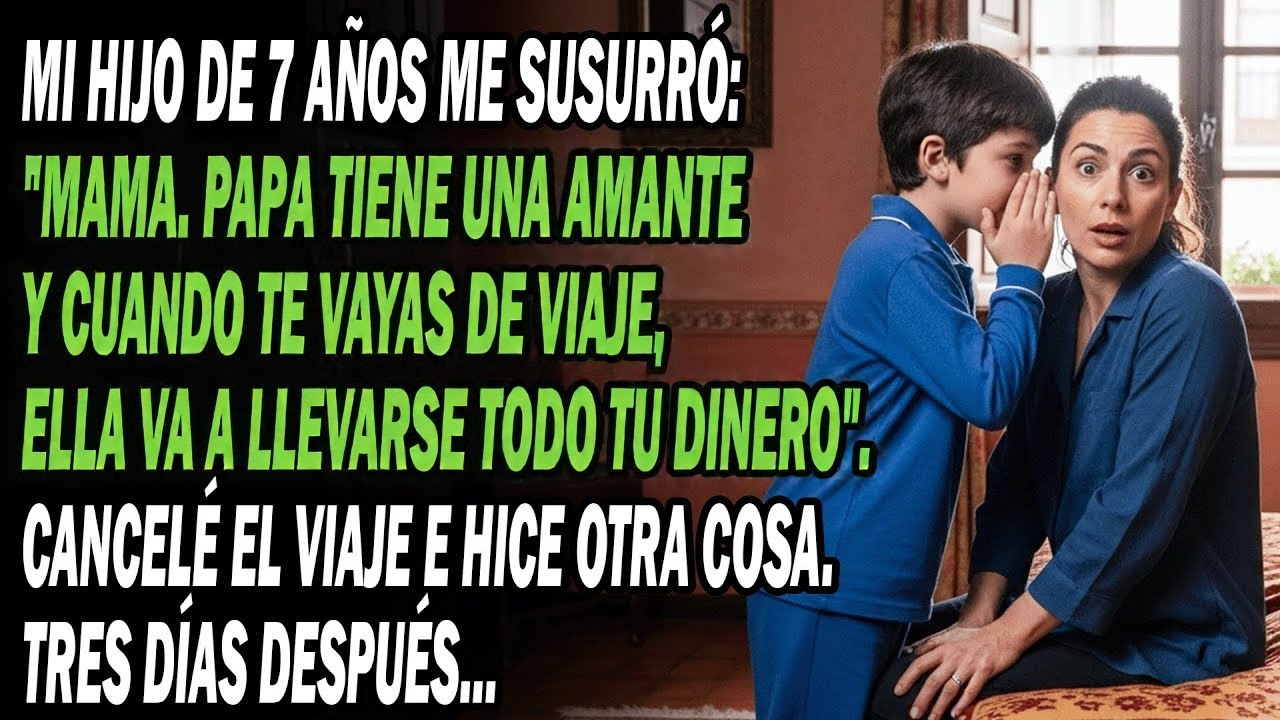 Mi Hijo De 7 Años Susurró_ _Mamá, Papá Tiene Una Amante Y Ella Quiere Llevarse Todo Tu Dinero_… 😢