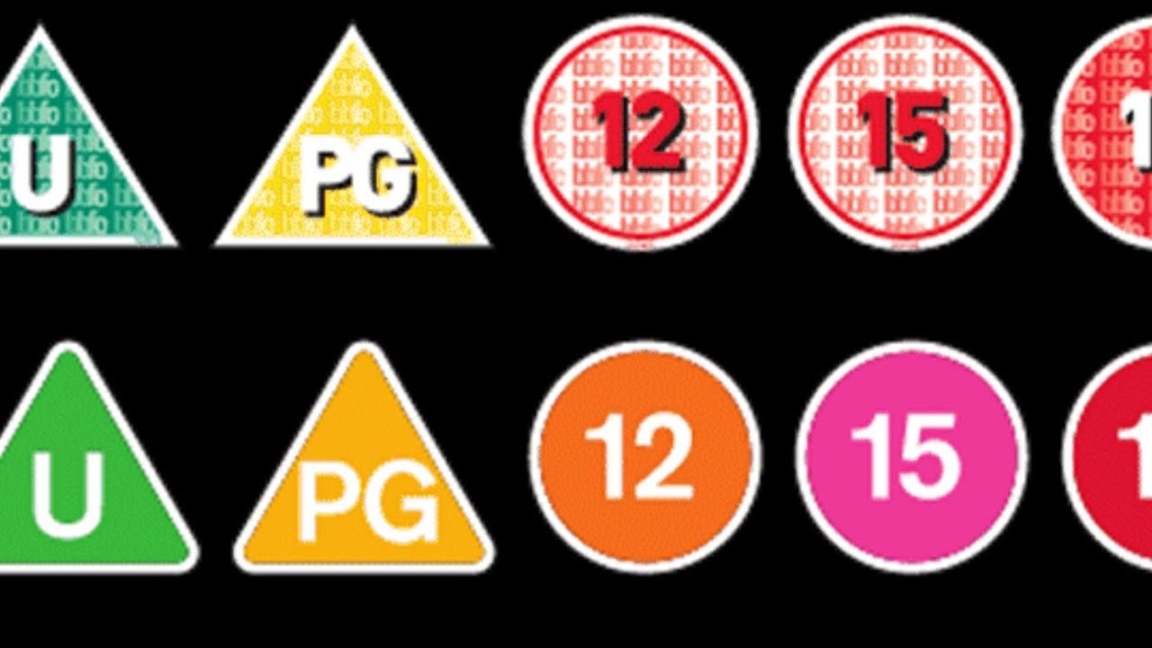 BBFC Age Rating Logos: Old vs. New COMPARISON! (2002 v 2020)