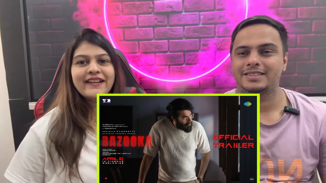 Bazooka - Official Trailer | Mammootty | Gautham Vasudev Menon | Deeno Dennis