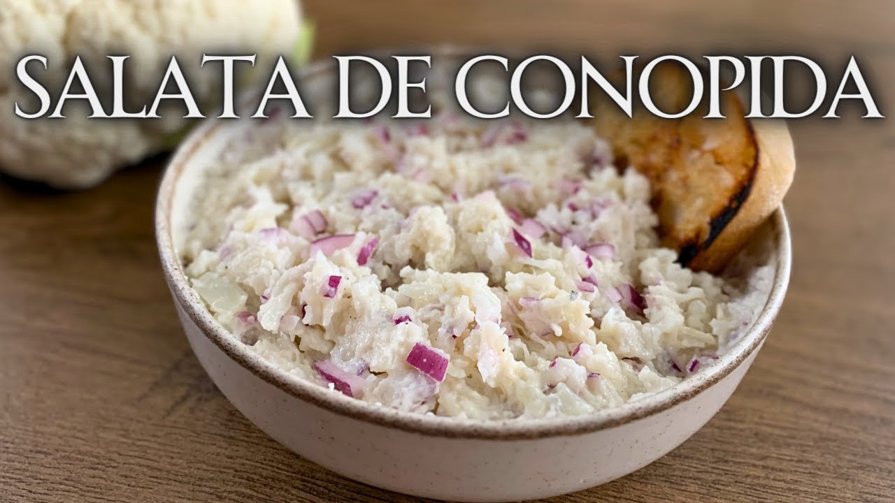 Salată De Conopidă | Cea Mai Bună Rețetă De Conopida | Retete Vegane Sănătoase