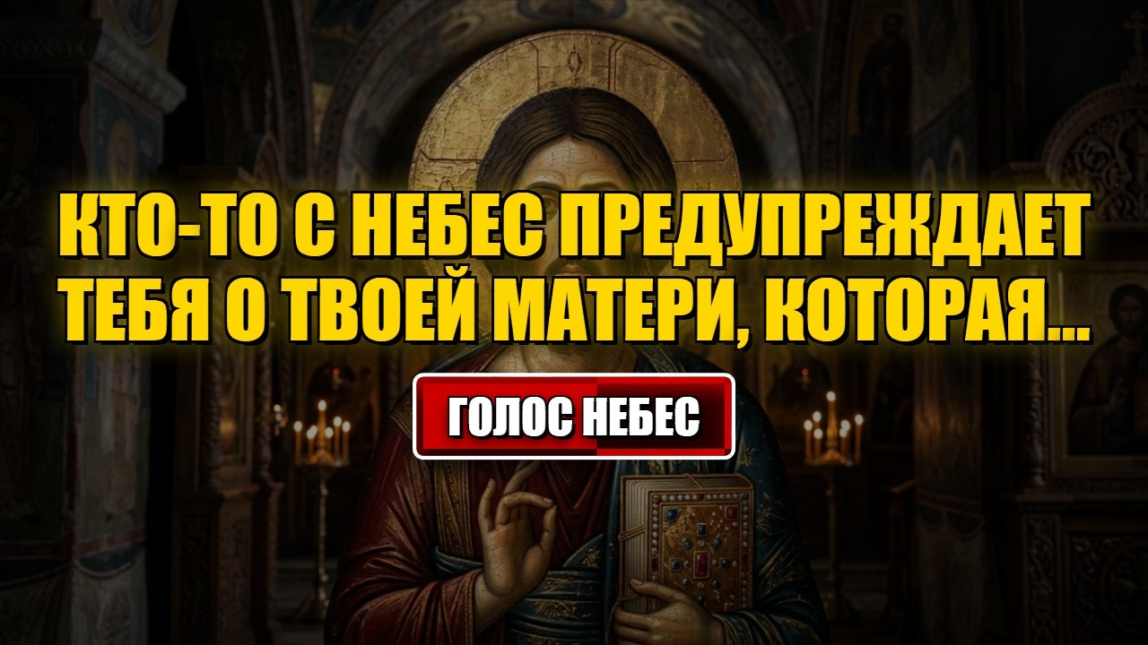 Послание от Бога сегодня Кто-то с небес предупреждает тебя о твоей матери... #Бог #послание