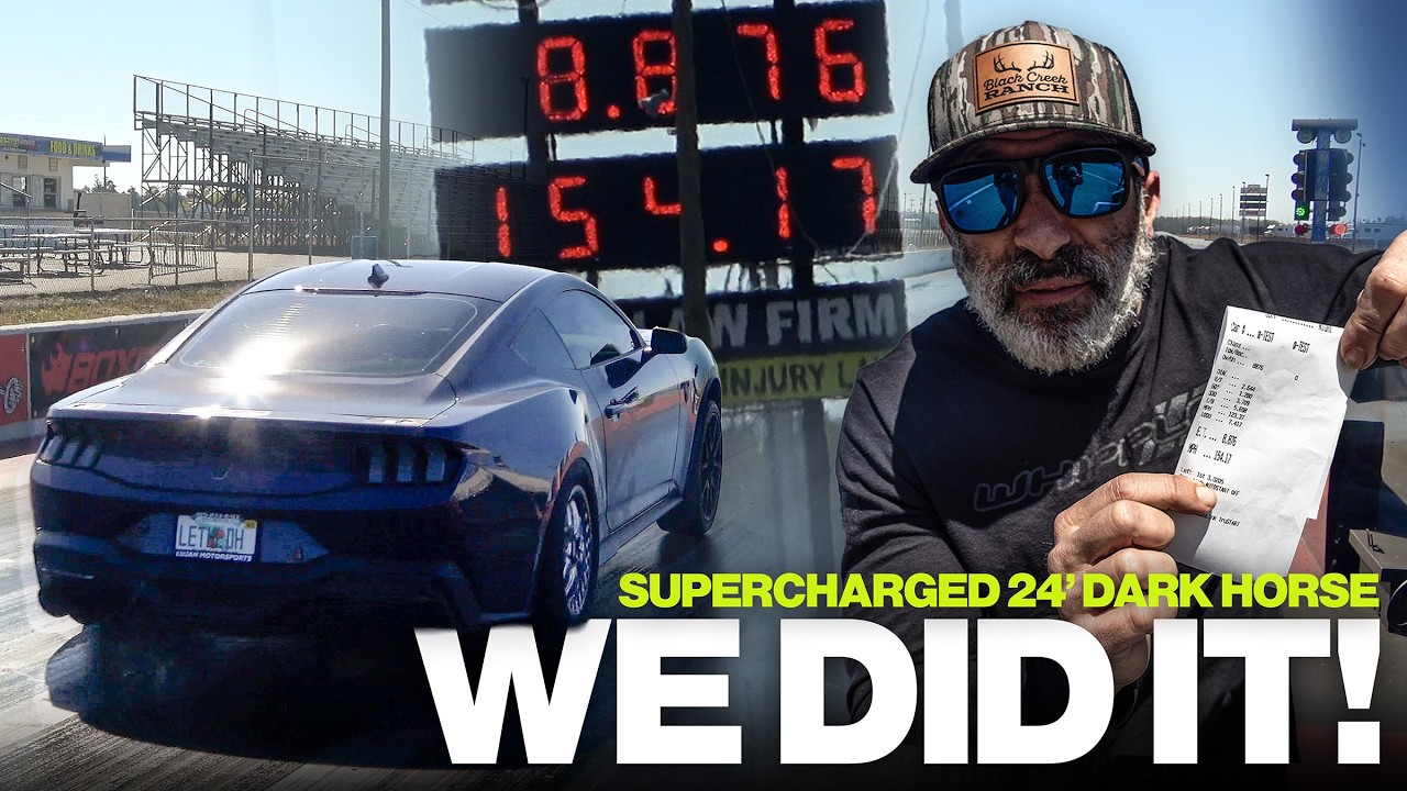 WE DID IT! - 8 Second Supercharged Dark Horse