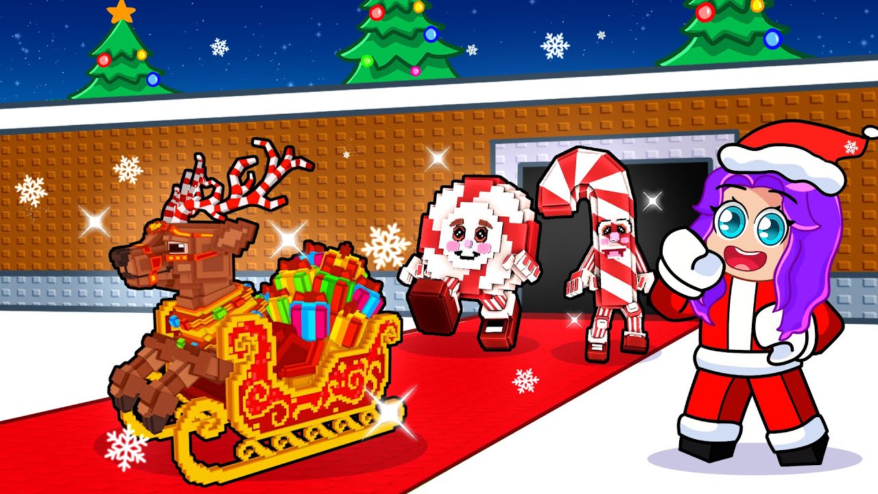 FESTIVE LUCKY BLOCK açarak NORTH POLE Katıldım!