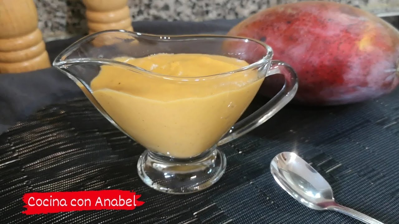 SALSA DE MANGO PARA CARNES Y PESCADOS