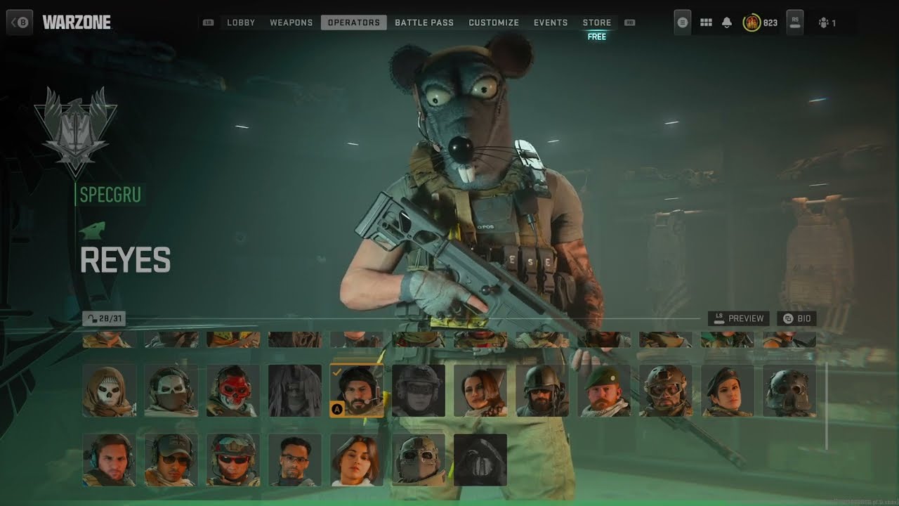 Select your Free Rat Pack 