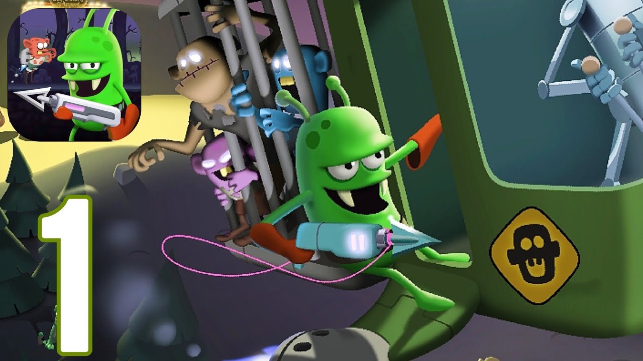 Zombie Catchers : Hunt & sell - Gameplay Walkthrough Part 1 - Tutorial & Level 1 - 6 (ios,Android)