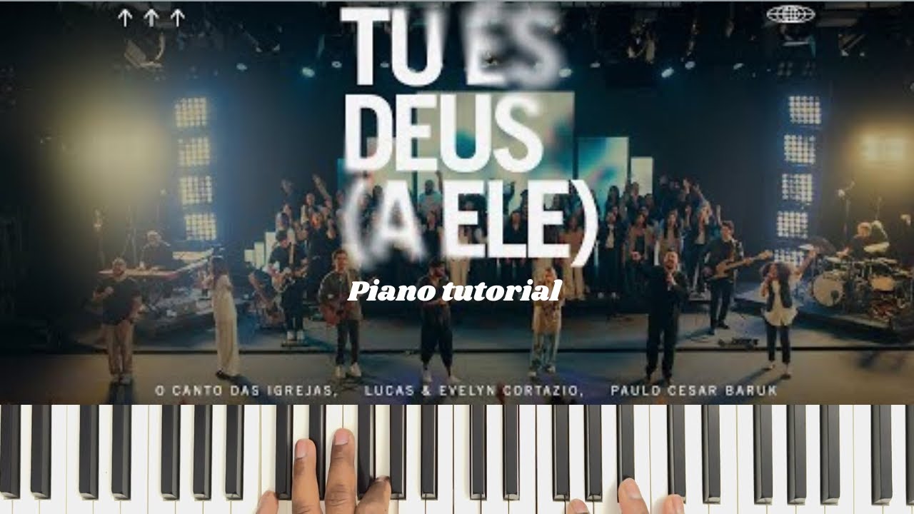 Como Tocar: Tu És Deus (A ELE) | Piano Tutorial #comotocar #gospelmusic #estudarpiano #fundomusical