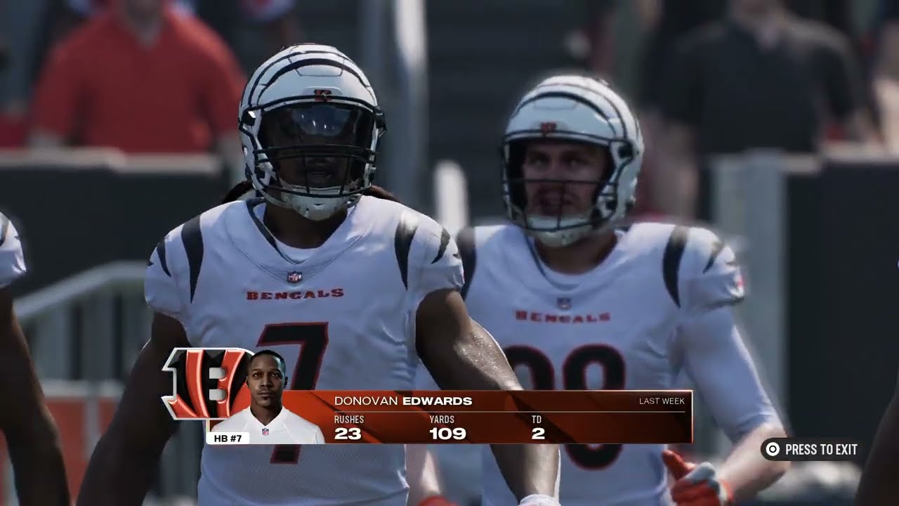 2027: Week 3 - Bengals vs. Browns 1st Half