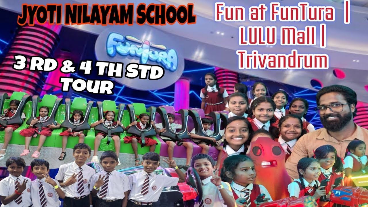 Fun at FunTura|School kiddies | LULU Mall | Trivandrum | School Tour