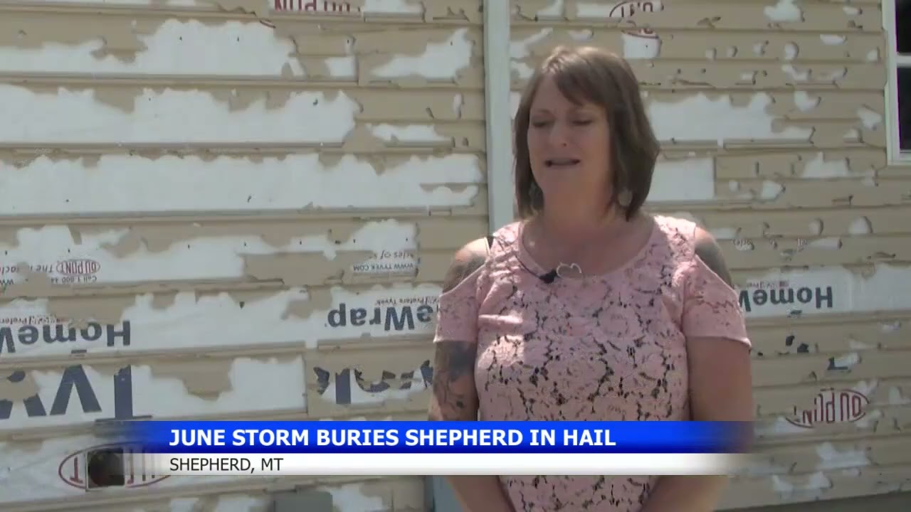 Shepherd Sees Severe Hailstorm