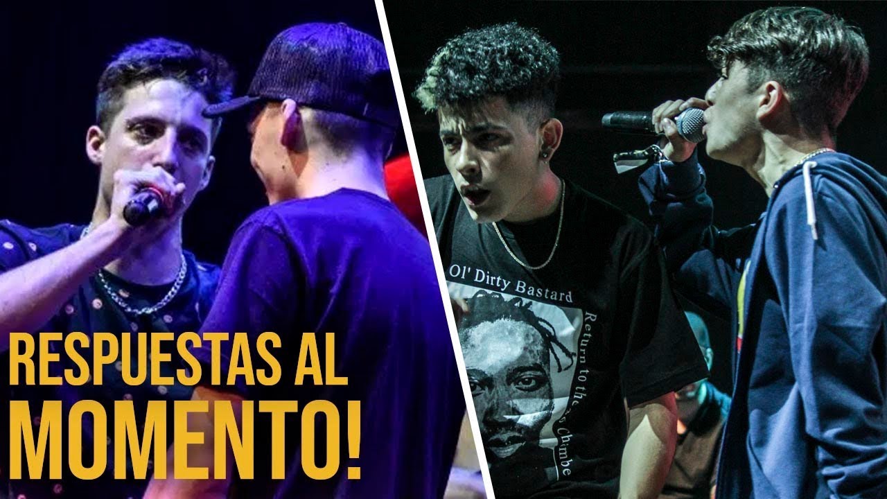 RESPUESTAS AL MOMENTO que PASARON a la HISTORIA! | Batallas de Gallos (Freestyle Rap)