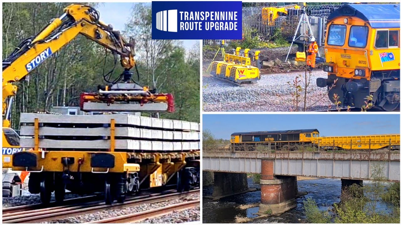 TRU LATEST 👷‍♀️ Major trackworks at Mirfield during Easter line closure