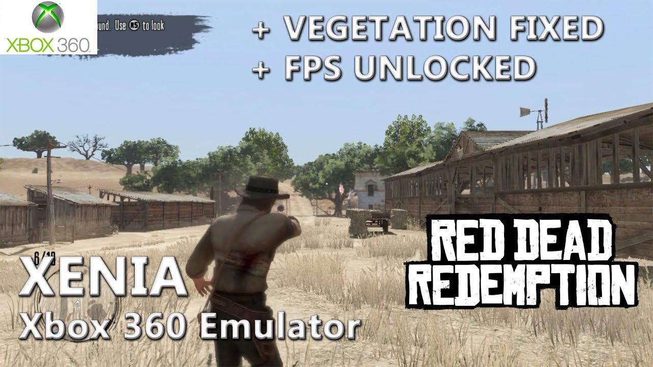 Xenia (Xbox 360 Emulator) | Red Dead Redemption (Semi-Playable / FPS Unlocked)