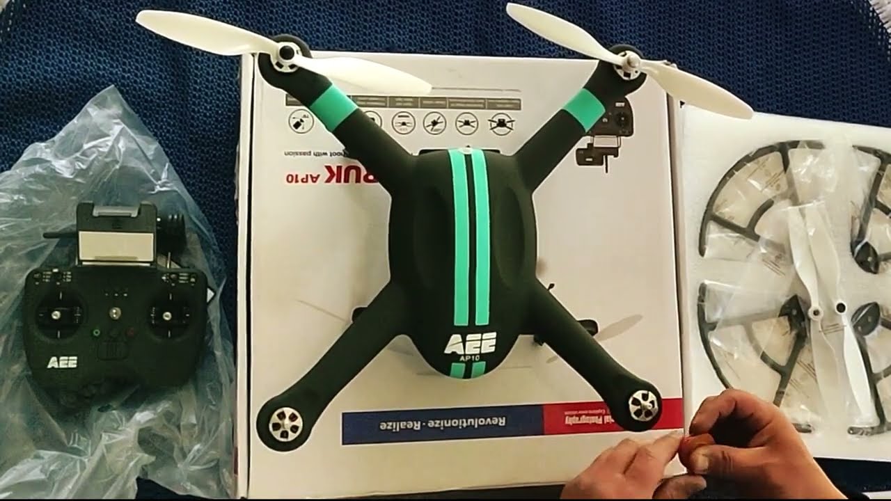 طائرة مسيرة ✈✈+AEE TORUK AP10 تعالوا نفتح علبة طيارة جديدة كبيرة جدا ‐ #drone