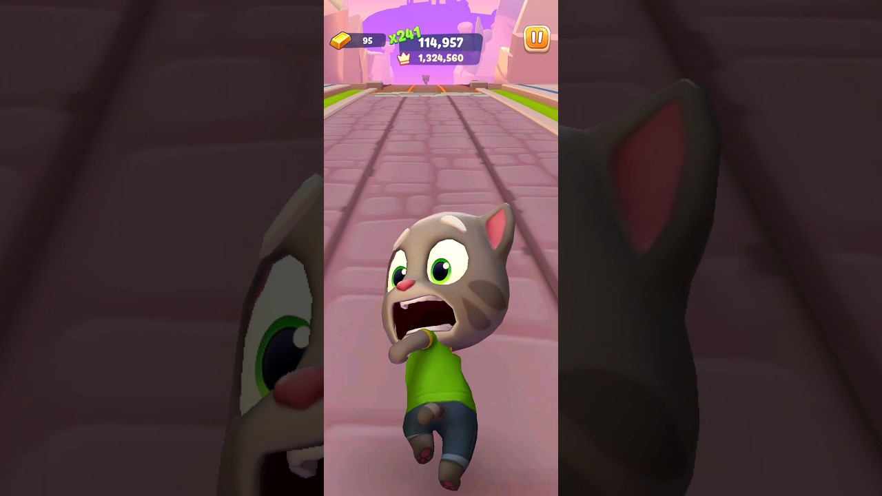 Talking Tom Gold Run 2 gameplay walkthrough (241) #shorts