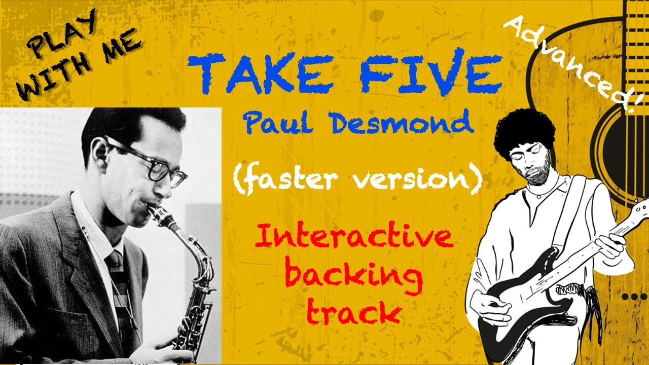 TAKE FIVE - Jazz advanced interactive backing track