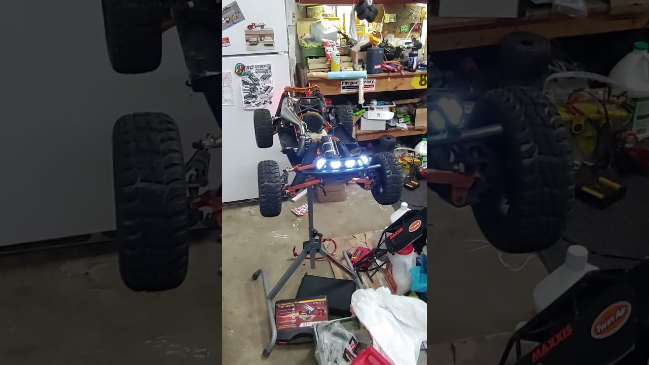 1/5 baja 36cc engine installed and running!!