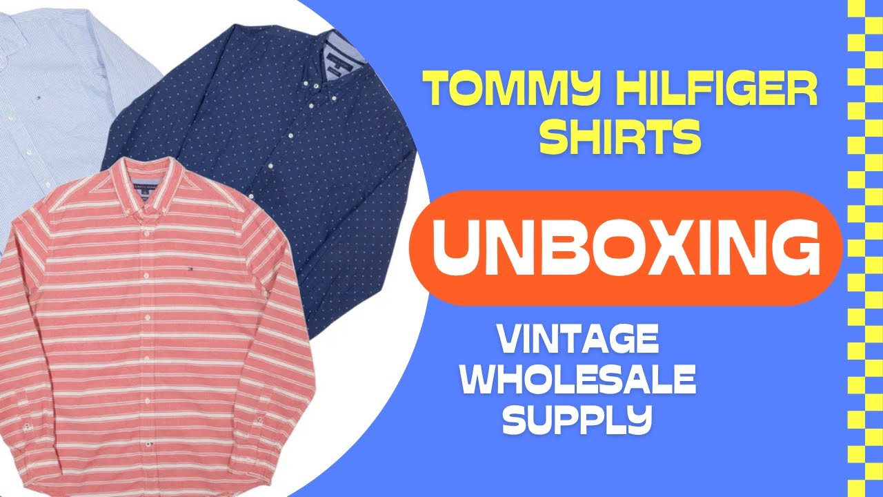 Unboxing Tommy Hilfiger Shirts From Vintage Wholesale Supply