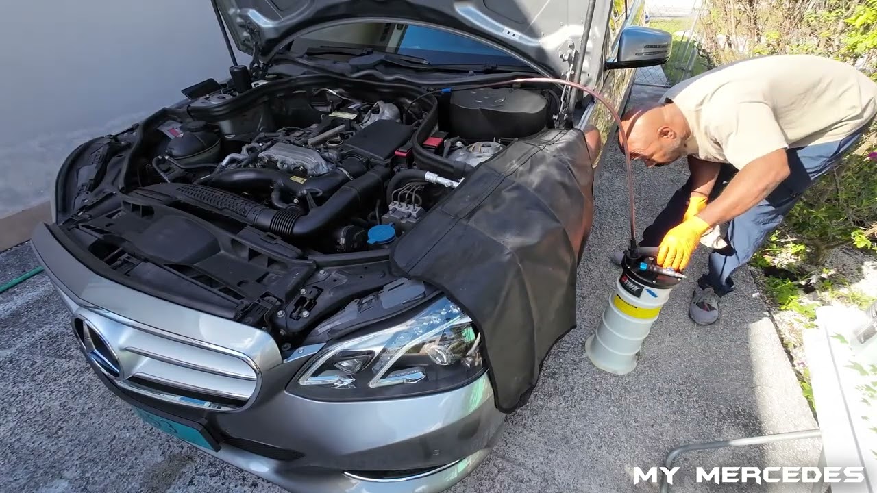 Servicing my 2014 E250 Mercedes.