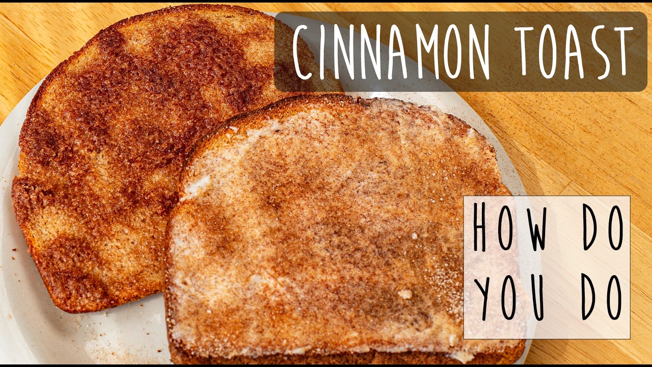 The BEST Cinnamon Toast: 2 Easy Ways to Make It! 🍞✨