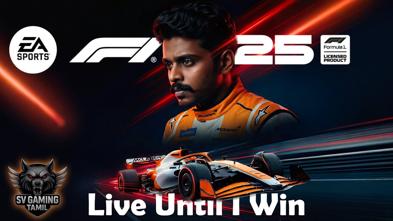 🏁 F1 Co-op Race Live | Live Until I Win | SV Gaming Tamil @VkeyplayzYT