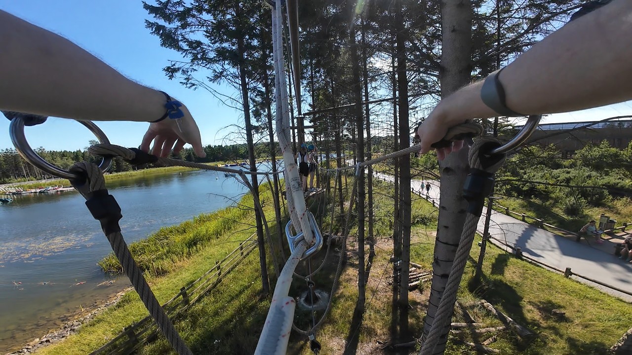 Center Parcs Zipline POV