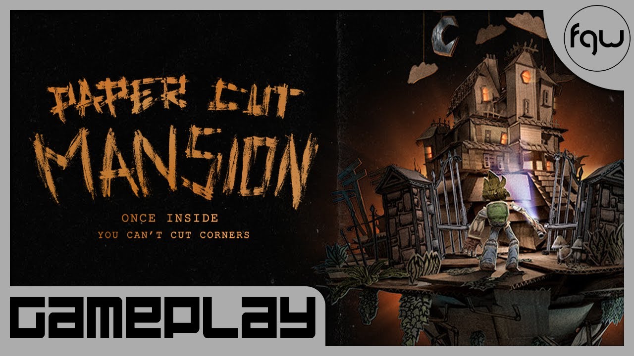 PAPER CUT MANSION Gameplay (PC 4K 60FPS) - No Commentary