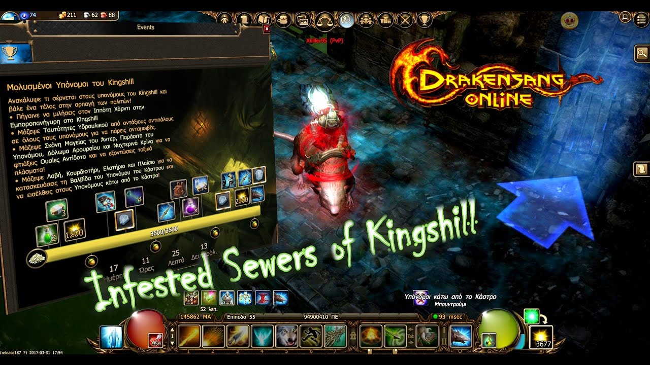 Drakensang online Event Infested sewers of Kingshill End