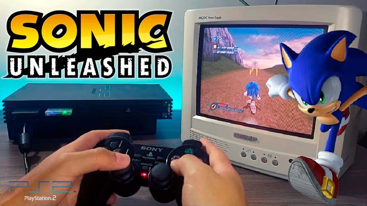 Sonic Unleashed - Playstation 2 Gameplay - CRT