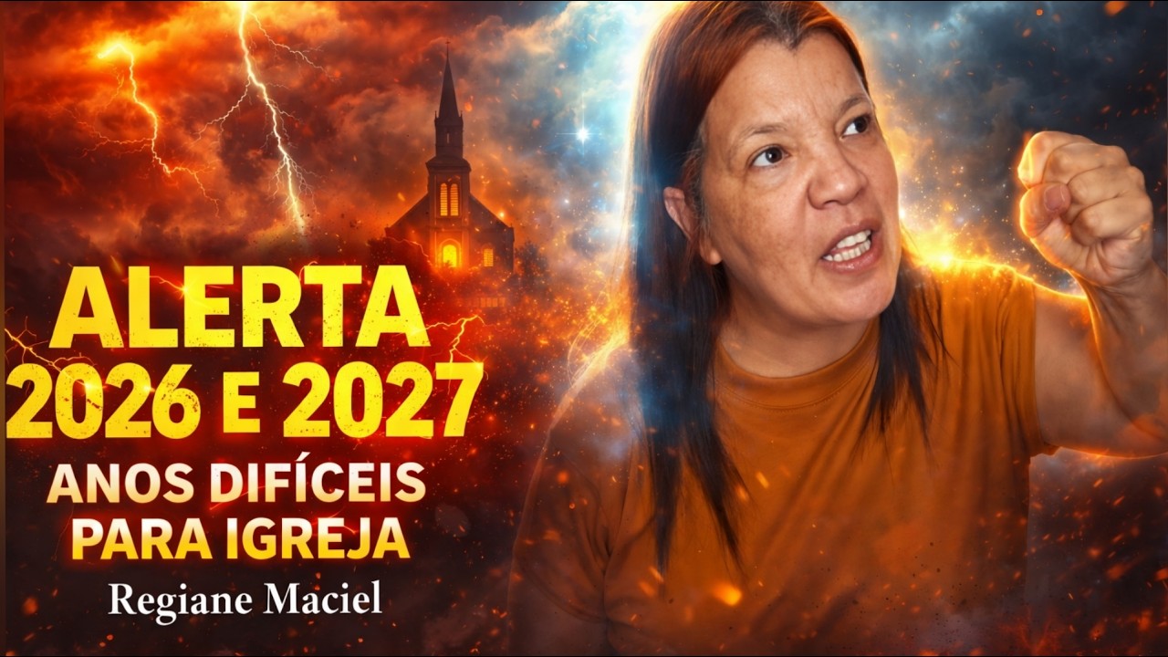 ALERTA 2026 E 2027 TEMPOS DIFÍCEIS PARA IGREJA - O BRASIL VAI PASSAR APERTO - REGIANE MACIEL