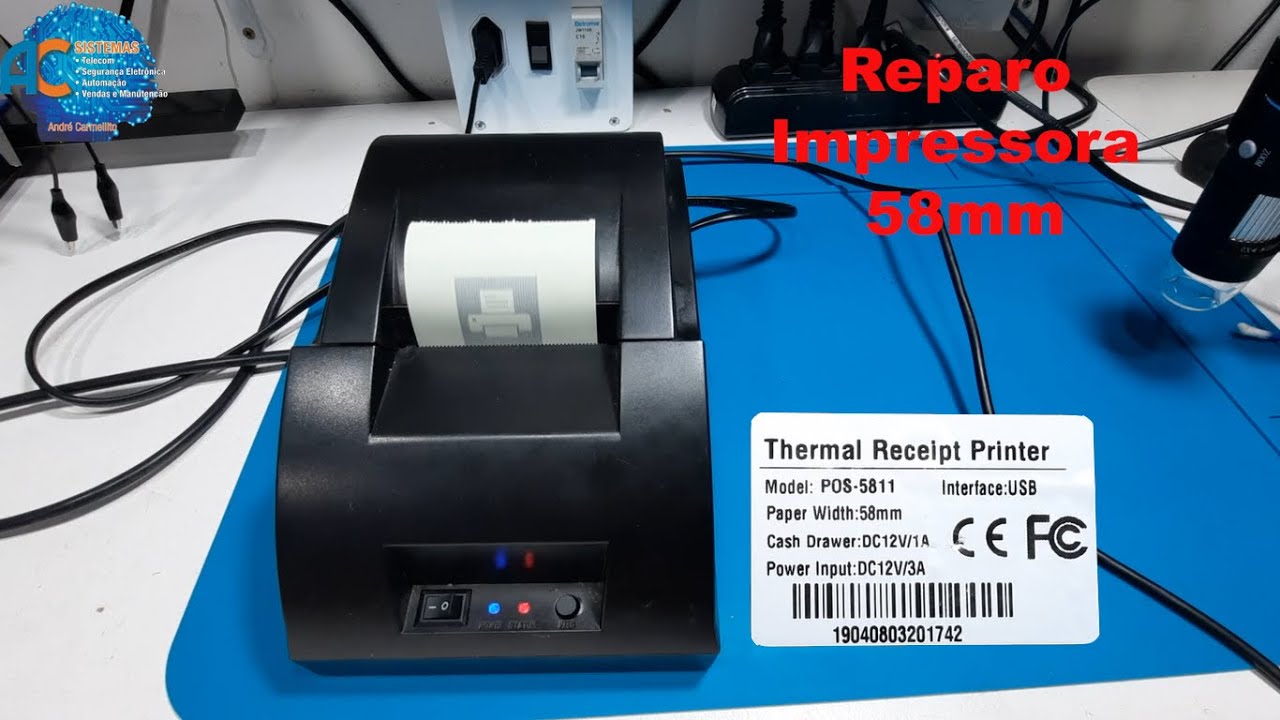 Conserto impressora POS-5811