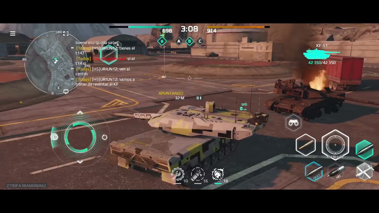 MWT:TANK BATTLE prueba de blindaje VT-4A1 VS KF-51