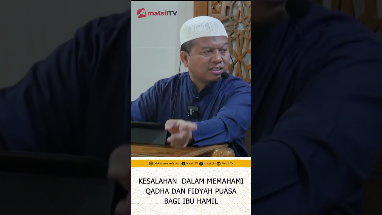 KESALAHAN  DALAM MEMAHAMI QADHA DAN FIDYAH PUASA BAGI IBU HAMIL DAN MENYUSUI