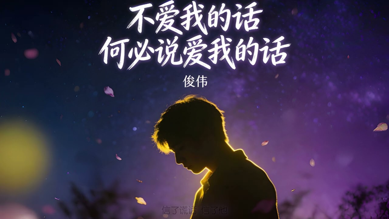 不爱我的话 (何必说爱我的话) · 俊伟
