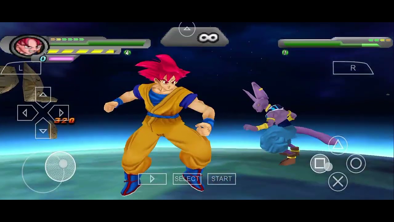 لعبه دراغون بول زيروppsspp