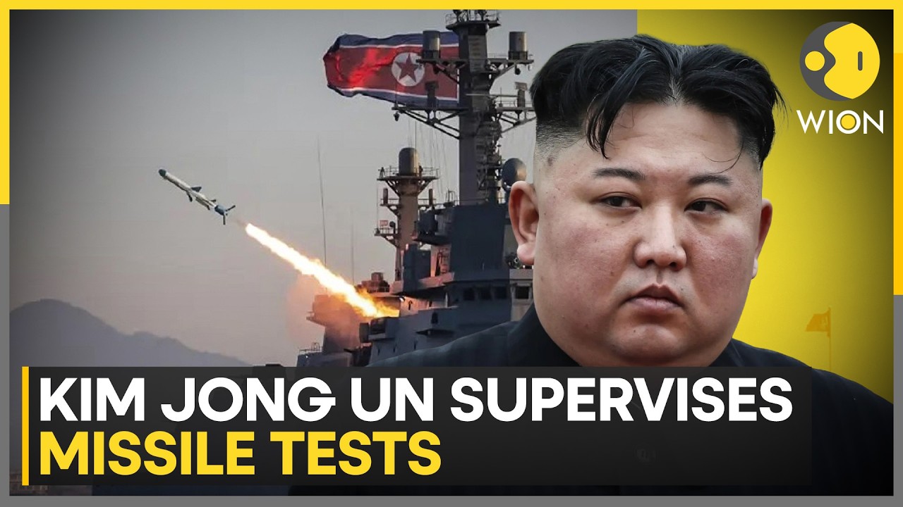 North Korea Tests Cruise And Anti-Ship Missiles, Kim Jong Un Supervises Missile Test | WION